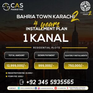 Bahria Town Karachi 2 bkt2 Residential Plots 1 Kanal