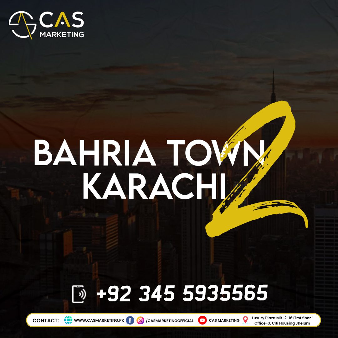 Bahria Town Karachi 2 Housing Society Residential and Commercial Plots