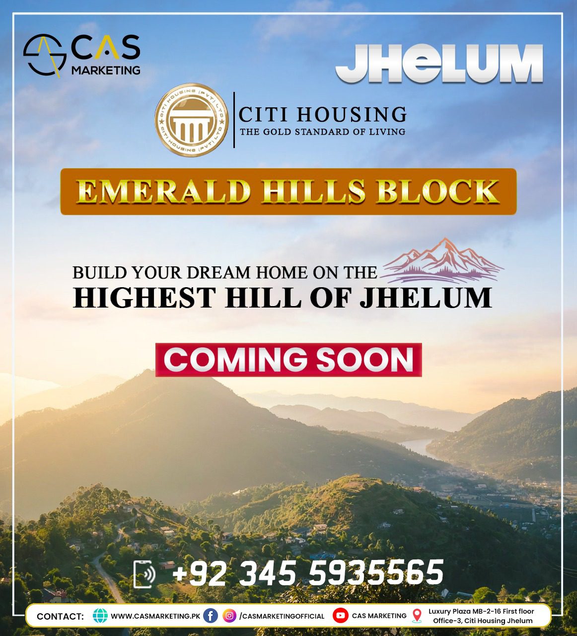 Emerald Hills Citi Housing Jhelum Coming Soon