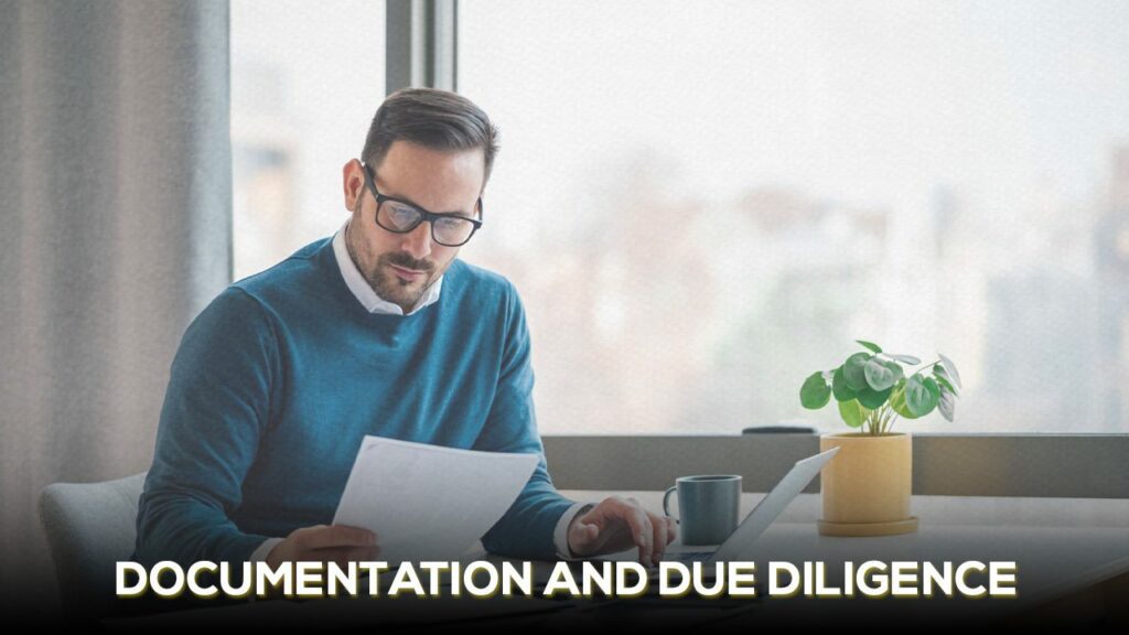 Documentation and Due Diligence