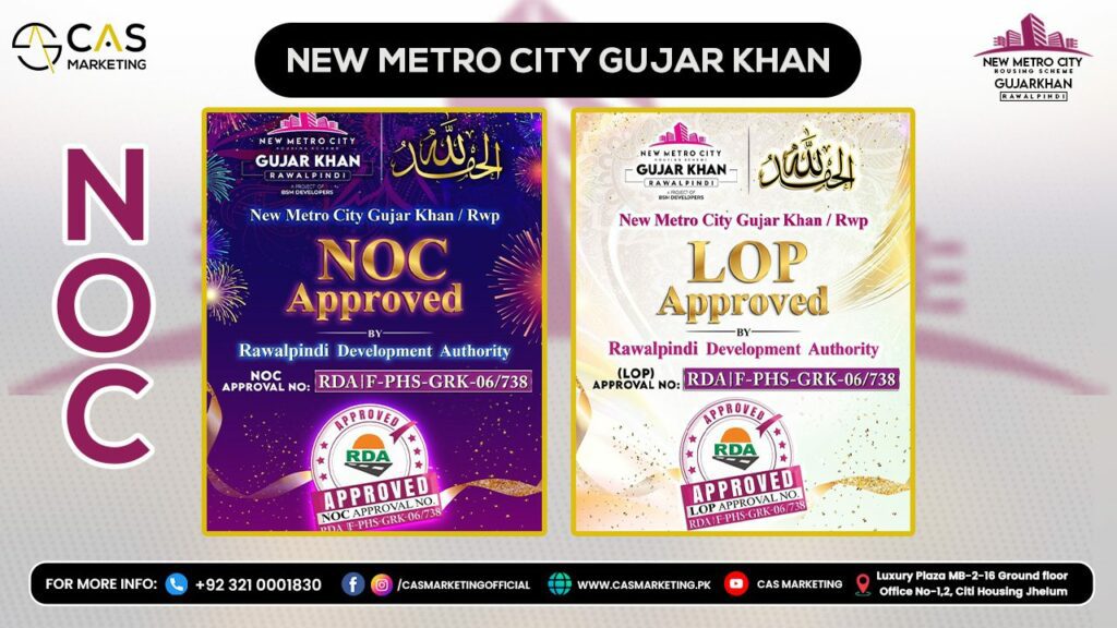 New-Metro-City-Gujar-Khan-NOC-Status